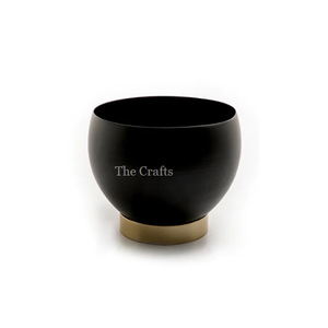 Iron Black And Gold Color <b>Salad</b> <b>Serving</b> <b>Bowl</b> Greatest Quality Snacks Chocolates <b>Bowl</b> For Wedding Hotel Use - Product Image 6