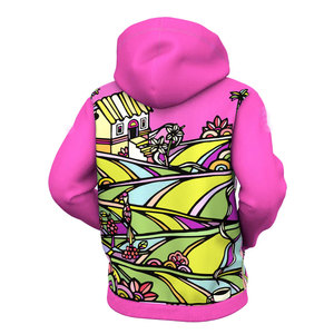 Pull à capuche d'hiver décontracté pour hommes 100% coton Nouveau dernier design Impression par sublimation thermique pour adultes - Product Image 6