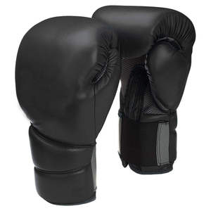 Guantes de Boxeo MMA de Cuero Genuino/PU con Logotipo Personalizado, Profesionales, Multicapa, de Alta Densidad, Elásticos, Ajuste Universal para Cierre - Product Image 1