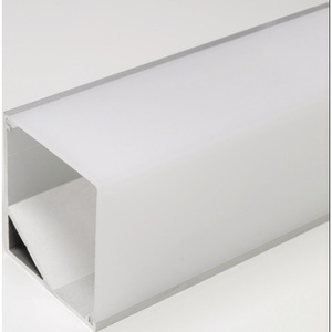 Aluminum Profile Quattro Mini <b>Surface</b>-<b>Mounted</b> <b>LED</b> <b>Lighting</b> EV1 Silver Finish - Product Image 1