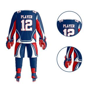 Custom High Quality 100% Polyester Printed Eco-Friendly Quickdry Team Wear Hockey Uniform Breathable & <b>Sweat</b> Wicking OEM Service - Product Image 4