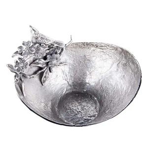 Design de luxe nouveau look bol en métal fait à la main bol à salade domestique Antique articles de maison bol de service de fruits Dessert décoratif - Product Image 6