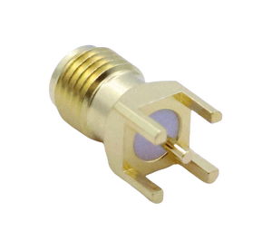 ขั้วต่อบอร์ดพัฒนาแจ็ค SMA ตัวเมียมีความแม่นยำสูงขั้วต่อแบบติดขอบชนิด DC ถึง18GHz PCB ตัวเมีย - Product Image 5