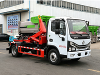 Camion à ordures détachable Dongfeng 4X2 de bonne qualité avec benne pour déchets de construction