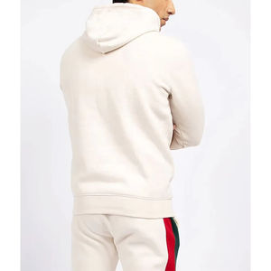 เสื้อฮู้ดสวมหัวโอเวอร์ไซส์ของผู้ชายผ้าคอตตอนโอเวอร์ไซส์งานตามสั่งเสื้อผ้าแนวสตรีทแฟชั่นผ้า100% ปักสำหรับฤดูหนาว - Product Image 6