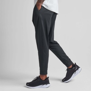 OEM personnalisé de haute qualité hiver chaud classique pantalons de survêtement 100% cachemire polaire survêtement pantalon hommes - Product Image 4