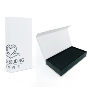 Boîtes d'emballage pour téléphones portables en gros, personnalisées avec <span class=keywords><strong>mon</strong></span> design, boîte magnétique à rabat blanc avec éponge - Product Image 1