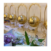 Grand réchaud à buffet en or de luxe, ensembles de réchauds à buffet, taille personnalisée disponible