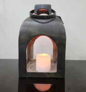 Linterna de aluminio hecha a mano duradera, arte de Metal de aspecto antiguo para decoración Interior del hogar, exhibición festiva de manto de mesa de Navidad - Product Image 4