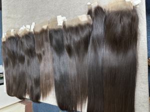 Peluca Frontal HD sin Pegamento, 100% Cabello Humano Virgen Vietnamita, Súper Doble Trama, Cutícula Alineada, Aspecto Natural, Sin Caída - Product Image 4