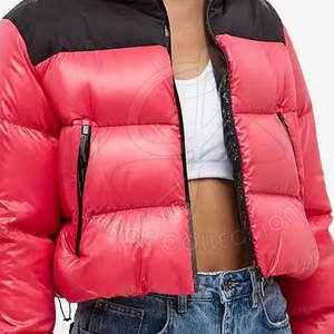 Chaqueta acolchada brillante al por mayor de alta calidad con chaquetas acolchadas superiores transpirables personalizadas para mujer - Product Image 2