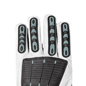 Guantes de seguridad mecánicos de trabajo de construcción industrial hechos a mano en fábrica Servicio OEM Guantes de trabajo ligeros - Product Image 5