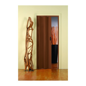Porta a Soffietto con Maniglia 83x214 cm Colore Noce - Product Image 1