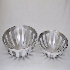 Bol de décoration de fleurs en métal plaqué argent pour mariage et centres de villégiature Ware de table élégant décoratif grand bol moderne en Inde - Product Image 4