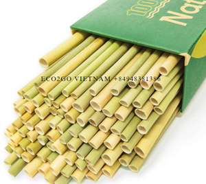 100% juego de pajitas de hierba desechables ecológicas naturales para beber bebidas de Vietnam hecho en Eco2go Vietnam por Eco2go - Product Image 3