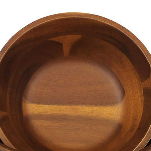 Cuenco de madera de mango elegante para decoración de mesa, cuenco de madera tallado a mano recién llegado para ensalada de cocina o regalo, uso de exportación - Product Image 5
