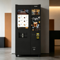 Máquina Expendedora de Café de Autoservicio TCN, Máquina Expendedora Automática Inteligente para Uso en Oficinas, Aeropuertos y Centros Comerciales