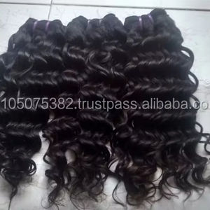 Extensiones de Cabello Humano Virgen Indio Remy Rizado Profundo Sin Procesar de 16 Pulgadas Grado AAAAA para Tejido de Cabello - Product Image 1