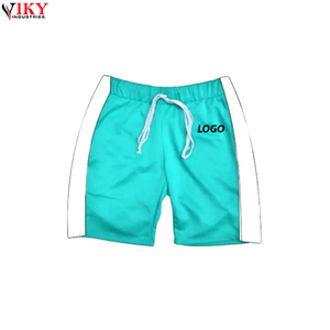 Logotipo personalizado 18 colores sólido liso hombres bañadores verano Pantalones cortos hombres playa pantalones cortos traje de baño 5 pulgadas entrepierna playa pantalones cortos para hombres - Product Image 4