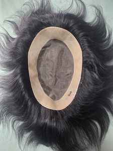 Perruque et toupet pour homme en cheveux indiens Remy Taz Hair - Base mono - Léger, doux et écologique - Product Image 4