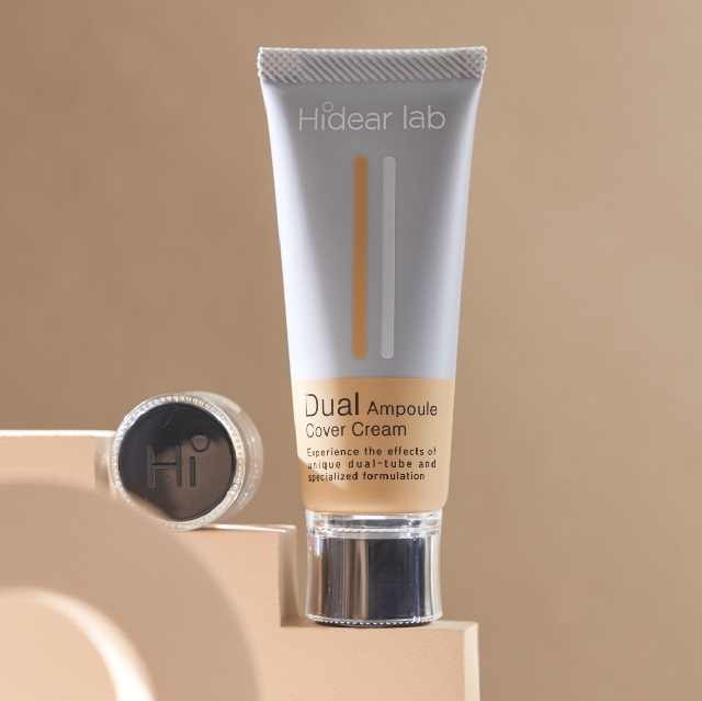 HIDEARLAB DUAL AMPOULE COVER CREAM moisturizing covering at once