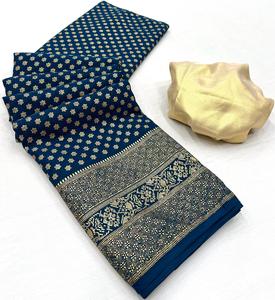 Tùy chỉnh làm sarees lụa thổ cẩm trong các loại màu sắc và biên giới lý tưởng cho các cửa hàng <span class=keywords><strong>Saree</strong></span> trong Maroon màu Motif nhỏ được thiết kế. - Product Image 4