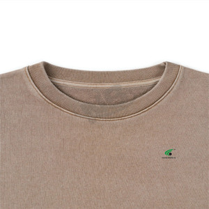 Sweat uni ample pour hommes tenue décontractée basiques coton mélangé tissu confortable respirant vêtements d'hiver Pakistan personnalisé - Product Image 3