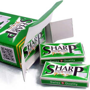 Cuchillas de Afeitar Razor Blades Club 100 Sharp 7Am Super Platinum |   Cuchillas de Repuesto para Maquinilla de Afeitar - Product Image 1