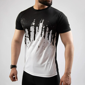 Camiseta de Hombre 100% Algodón Lavado, Personalizada de Fábrica al Por Mayor, con Impresión por Sublimación Completa, Diseño Sólido y Servicio OEM - Product Image 3
