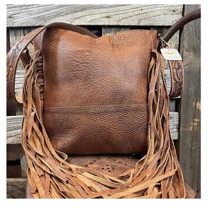 Western Style Leather Floral Tooled Crossbody <b>Bag</b> Saddle Blanket Sling <b>Bag</b> Cowgirl <b>Bag</b> With <b>Long</b> Tassel Top Manufacturer - Product Image 1