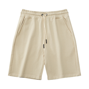 Pantalones cortos de verano de secado rápido de talla grande para hombre al por mayor, pantalones cortos antiarrugas sostenibles personalizados, pantalones cortos de cintura elástica para hombre, servicio OEM - Product Image 1