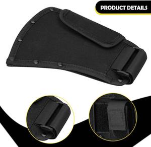 OEM Wholesale High Durability Leather Hatchet Sheath | Portable Axe <b>Head</b> <b>Cover</b> Belt Loop Hook Loop Closure 1 Year Warranty - Product Image 4