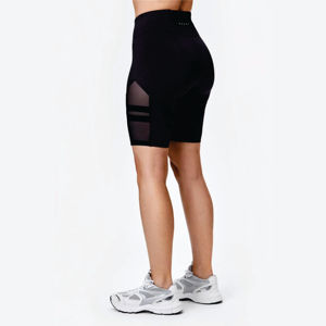 Short de vélo taille haute anti-transpiration séchage rapide respirant 75% polyester 25% élasthanne noir gardien - Product Image 3
