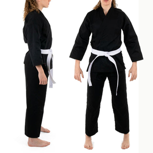Entraînement professionnel Judo karaté Kimono 100% coton uni Gi uniforme confortable Pakistan Jiu Jitsu pas cher Arts martiaux porter pour - Product Image 5