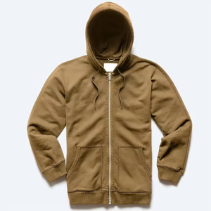 Sudaderas con capucha Premium personalizadas, puff Sudadera con capucha con estampado de, sudaderas con cremallera de felpa francesa polar de 500 GSM para hombres - Product Image 5