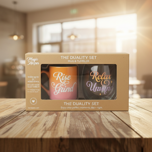 Set di Tazze da Caffè, 2 Pezzi: Tazza e Bicchiere in Vetro, Confezione Regalo per Caffè e Bevande Quotidiane - Product Image 4