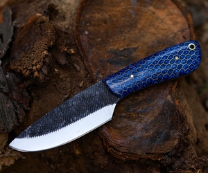 Cuchillo Skinner de Acero al Carbono para Acampar, Mango de Resina con Borde Liso, Multifunción, Ligero y Duradero - Product Image 4