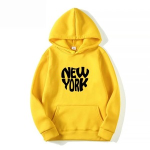 New York Imprimer Hoodies Hommes Femmes Printemps Automne Lâche Polaire Sweats À Capuche Tops Sport Vêtements - Product Image 3