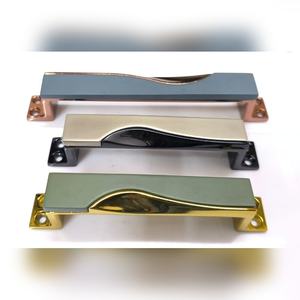 Luxury Design Durable <b>Drawer</b> Pulls Furniture <b>Handle</b> Modern Kitchen Dresser Cabinet Door Hardware Rose Gold <b>Black</b> Gold Finishes - Product Image 5