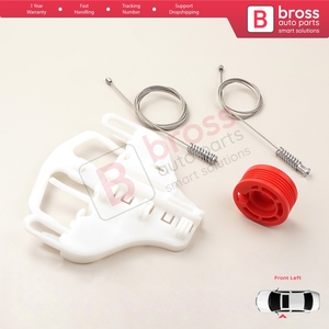 BWR5356 Juego de reparación de regulador de ventanilla eléctrica delantera izquierda para Nitro 2006-2012 68004821AA Bross Auto Parts Made In Turkey - Product Image 5