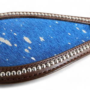 Cabestro de Cuero de Nylon de Alta Calidad para Caballos, Diseño Floral Duradero, Logotipo Personalizado, Múltiples Tamaños y Colores, Cromado - Product Image 4