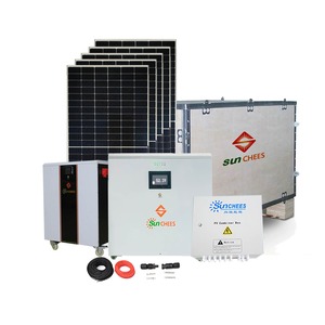 Sistema solar doméstico de ahorro de energía, kit de energía solar duradero para iluminación del hogar, carga de dispositivos móviles y pequeños electrodomésticos - Product Image 1