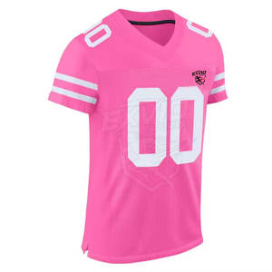 เสื้ออเมริกันฟุตบอลแบบสั่งทำสีต่างๆ พิมพ์ลายแบบซับลิเมชั่น แห้งเร็ว - Product Image 4