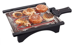 Barbecue elettrico con due livelli staccabili in acciaio inox, 2000W (Jata BQ95) - Product Image 2