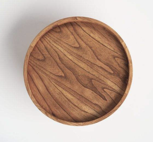 Ensemble de vaisselle de luxe en bois d'acacia écologique fait à la main, plateau carré poli, planche à découper, plats pour fête - Tayyab - Product Image 2