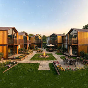 <span class=keywords><strong>Casa</strong></span> Prefabbricata Monolocale con Bagno in Fibra di Legno Glulam e Fondamenta Quadplex per il Mio Piccolo Resort - Product Image 5