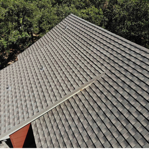 Nouvelle Arrivée Gris Bardeaux Tuiles 0.3 0.4 0.5mm Épaisseur Pierre Enduit Métal <span class=keywords><strong>Tuile</strong></span> En Aluminium Zinc Acier Feuille De <span class=keywords><strong>Toiture</strong></span> - Product Image 6