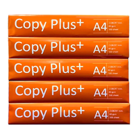 Papel de Copia COPY PLUS A4 Blanco 80 Gsm, 500 Hojas/Paquete, 5 Paquetes, Hecho en Tailandia