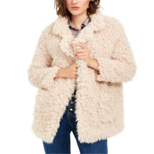 Cappotto Blazer da Donna Sage Marrone a Quadri, Taglia Grande, Doppiopetto, Monopetto, in Lana Lavorata a Maglia, Disponibile in Stili Tinta Unita e Leopardati - Product Image 1