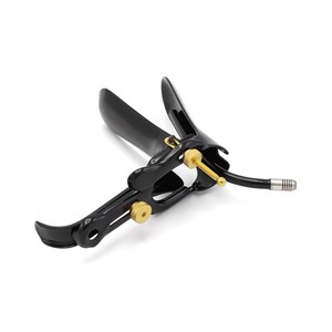 Spéculum vaginal Graves de haute qualité avec tube à fumée |   Instrument gynécologique en acier inoxydable noir, électro-scope - Product Image 2